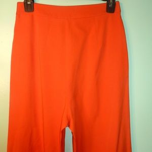 Allyson Orange Wide Leg Trousers